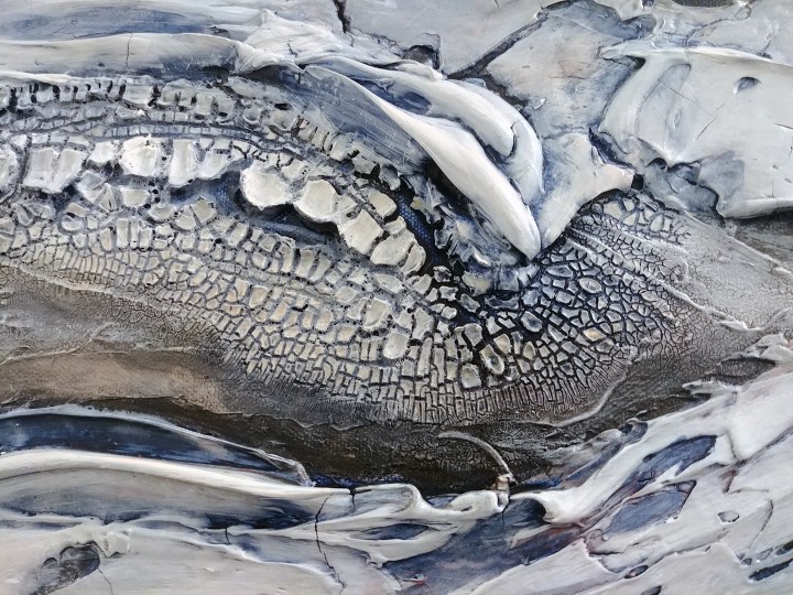 detail from ROCKFACE, Lisa Golem